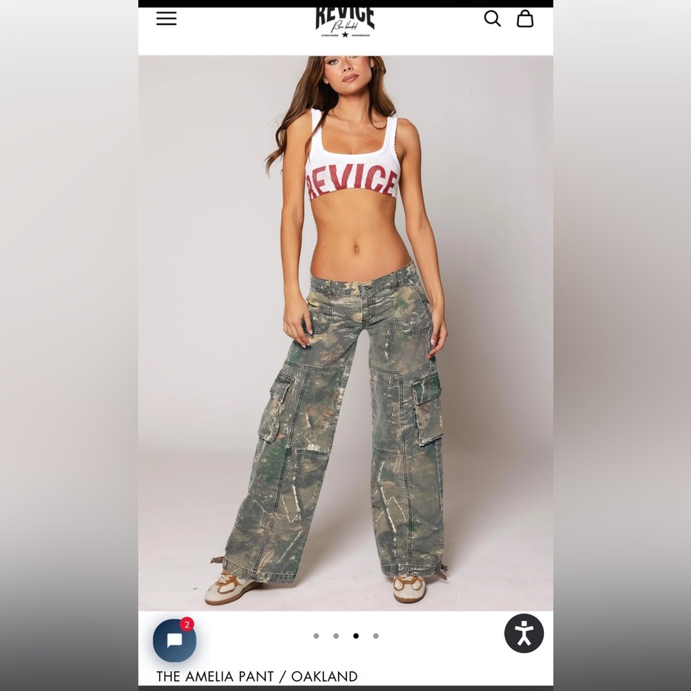 Revice Denim Amelia Camo Pant